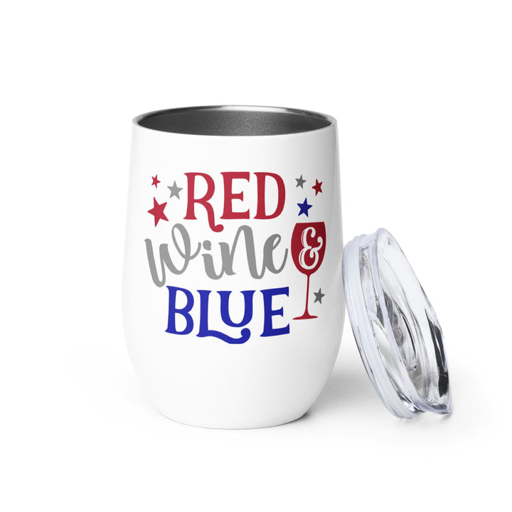 Lisslune | Red Wine & Blue 12 oz Wine Glass (355 ml)