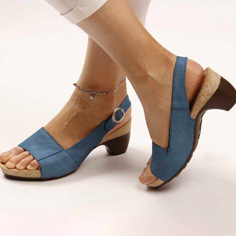Lisslune | Orthopedic wedge sandals for women