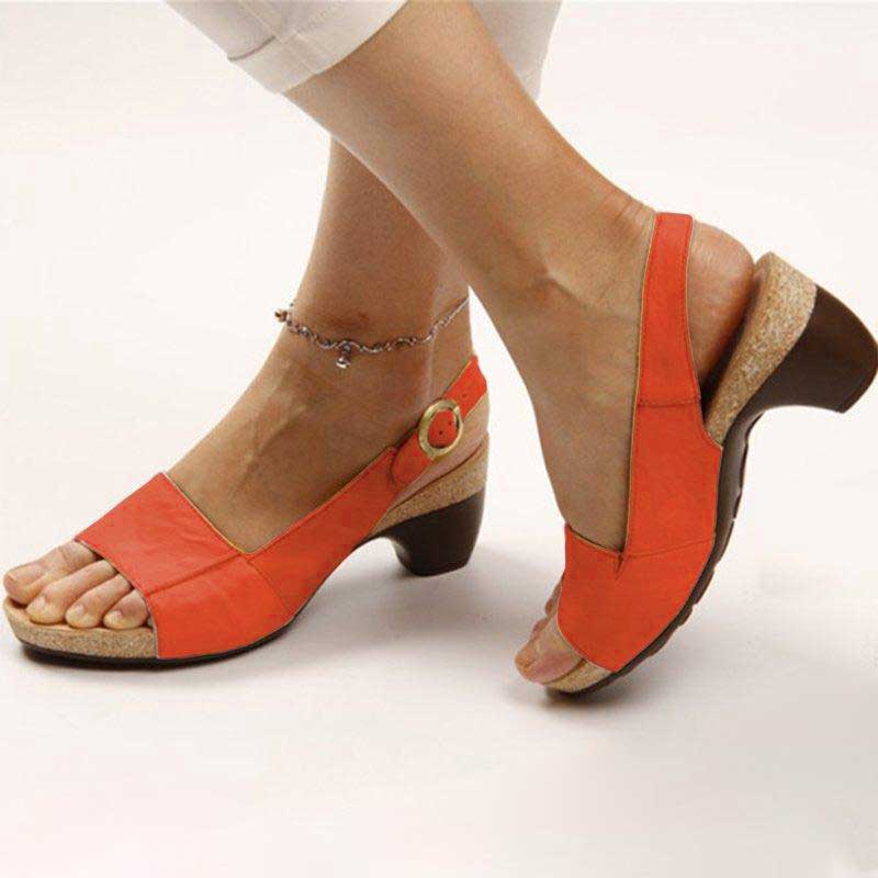 Lisslune | Orthopedic wedge sandals for women