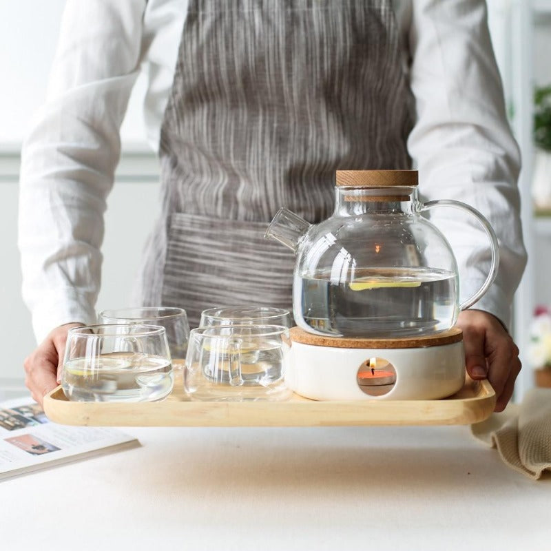 Lisslune | Scandinavian Glass Teapot Set