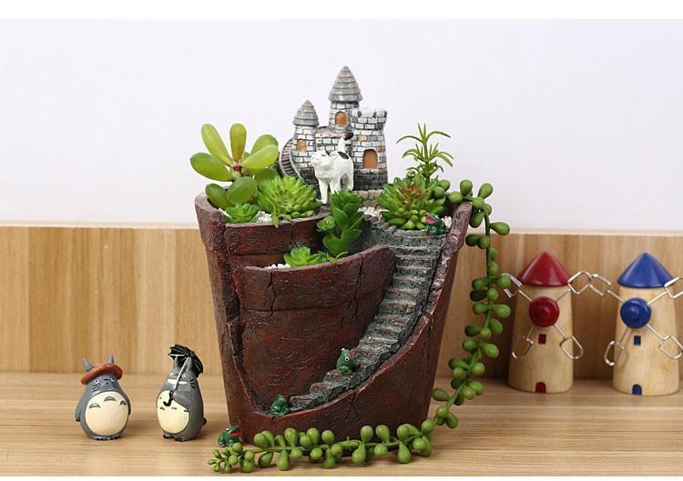 Lisslune | Creative flower pot with house