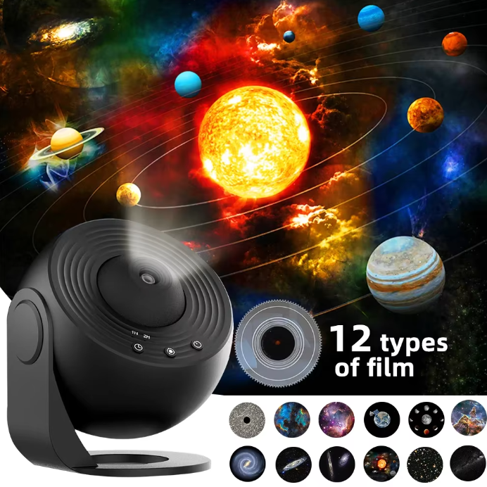 Lisslune | Aurora Galaxy Projector - Planetarium Night Light 13 Films