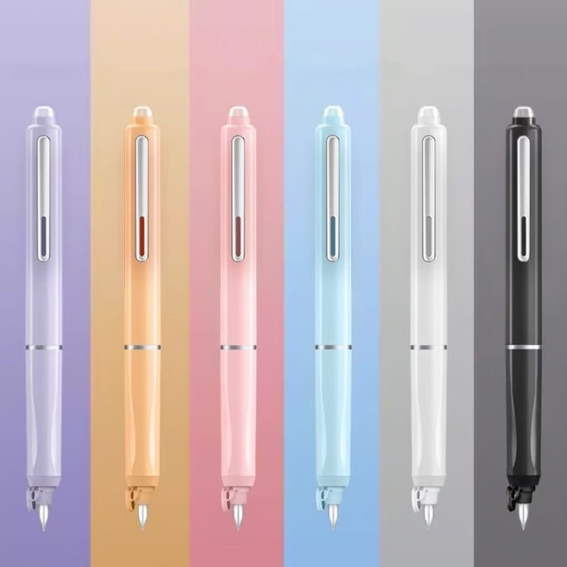 Lisslune | Scriptura Luxury Retractable Fountain Pen | Elegant fountain pen with smooth ink flow and timeless design