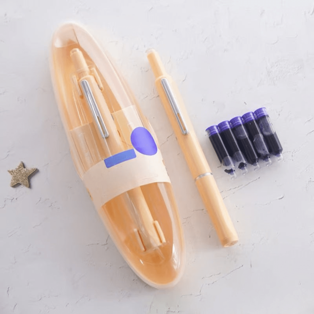 Lisslune | Scriptura Luxury Retractable Fountain Pen | Elegant fountain pen with smooth ink flow and timeless design