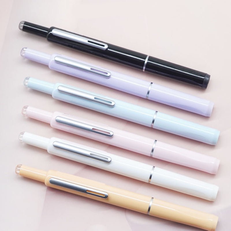 Lisslune | Scriptura Luxury Retractable Fountain Pen | Elegant fountain pen with smooth ink flow and timeless design