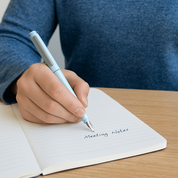 Lisslune | Scriptura Luxury Retractable Fountain Pen | Elegant fountain pen with smooth ink flow and timeless design