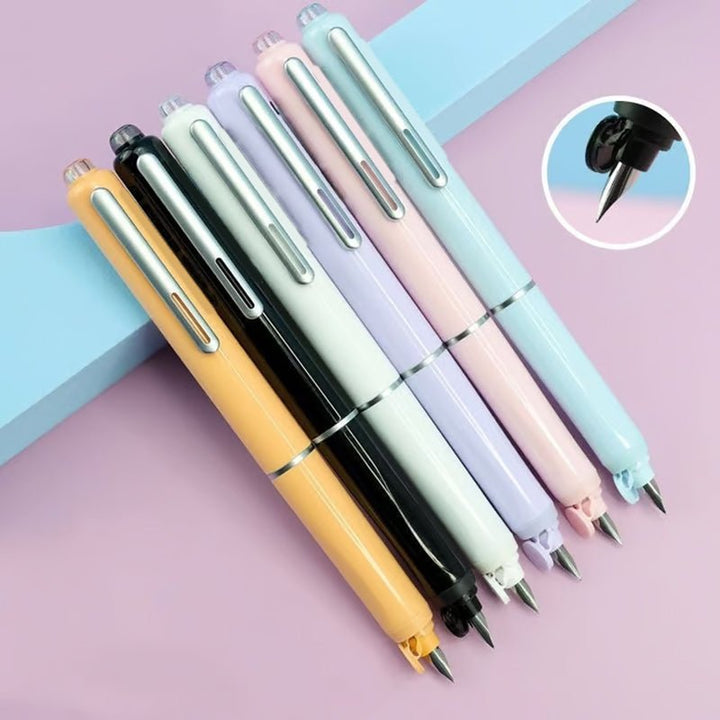 Lisslune | Scriptura Luxury Retractable Fountain Pen | Elegant fountain pen with smooth ink flow and timeless design
