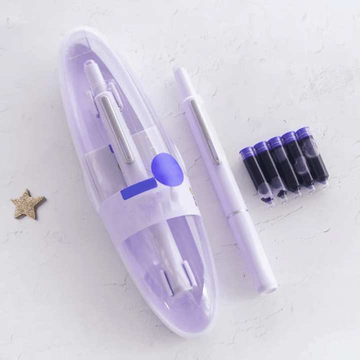 Lisslune | Scriptura Luxury Retractable Fountain Pen | Elegant fountain pen with smooth ink flow and timeless design