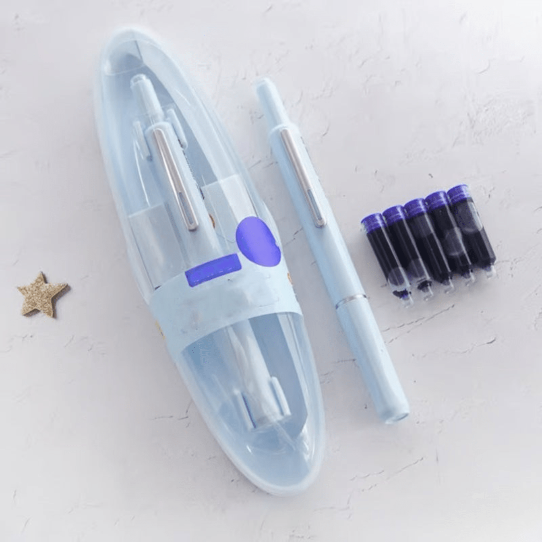 Lisslune | Scriptura Luxury Retractable Fountain Pen | Elegant fountain pen with smooth ink flow and timeless design