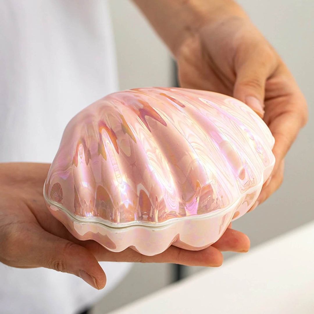 Lisslune | Clam Shell Ceramic Jewelry Storage