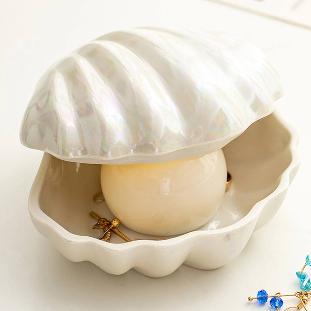 Lisslune | Clam Shell Ceramic Jewelry Storage