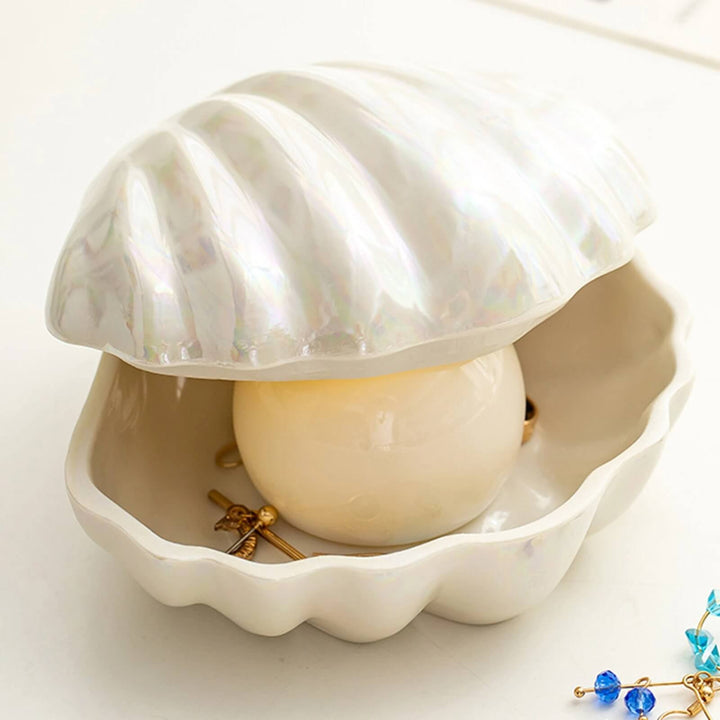 Lisslune | Clam Shell Ceramic Jewelry Storage