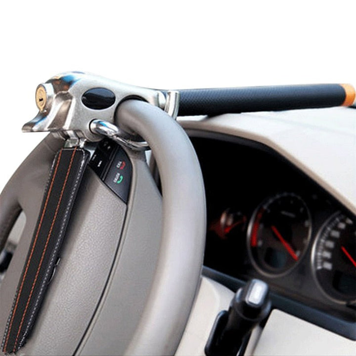 Lisslune | SECURDRIVE – Steering Wheel Lock with Alarm and steel alloy