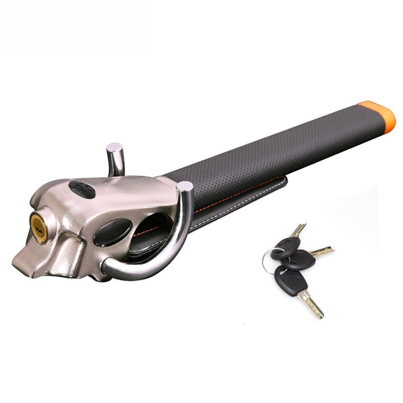 Lisslune | SECURDRIVE – Steering Wheel Lock with Alarm and steel alloy