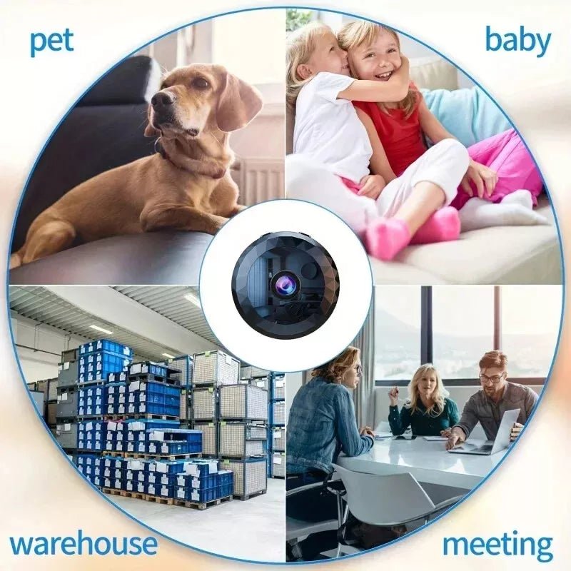 Lisslune | OPTIGUARD – Magnetic Mini WiFi Camera 1080P HD with Night Vision & Motion Detection