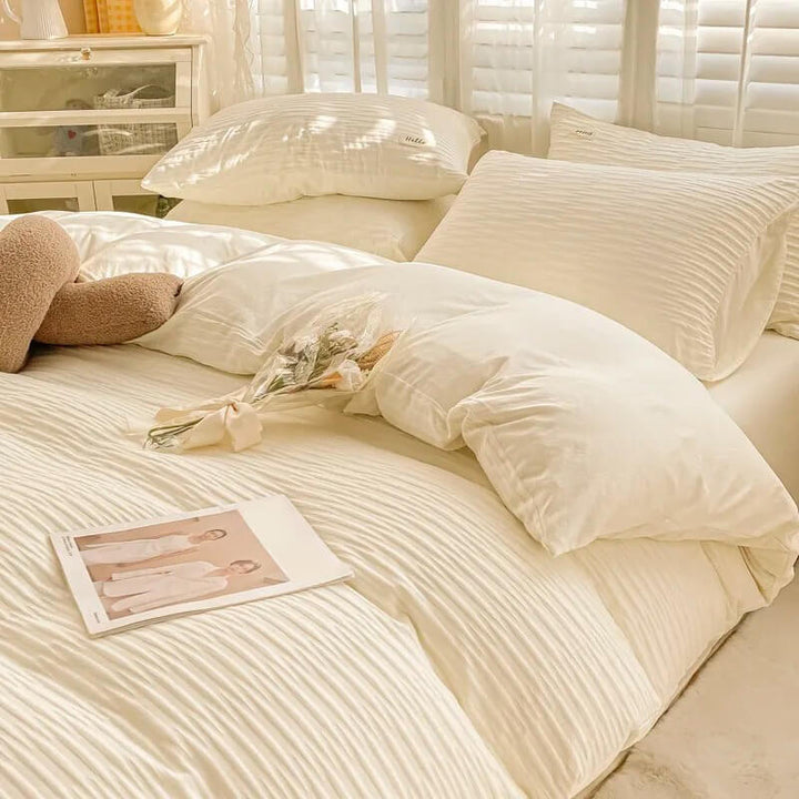 Rynx | Seersucker fabric bedding set