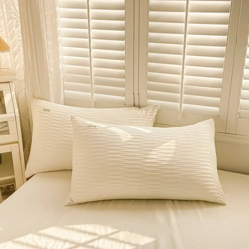Rynx | Seersucker fabric bedding set