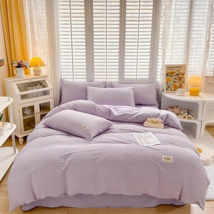 Rynx | Seersucker fabric bedding set