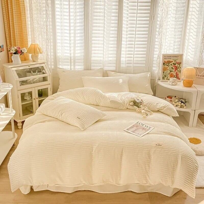 Rynx | Seersucker fabric bedding set