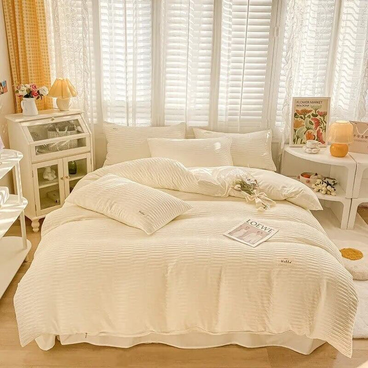 Rynx | Seersucker fabric bedding set