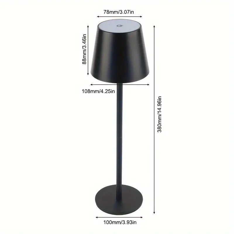 Lisslune | LED Table Lamp – Wireless, Touch Control & Dimmable Light