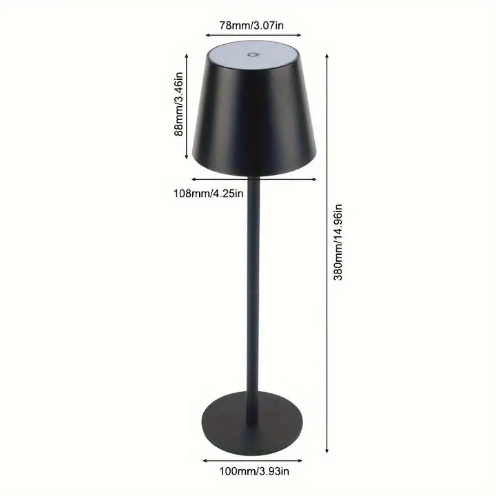 Lisslune | LED Table Lamp – Wireless, Touch Control & Dimmable Light