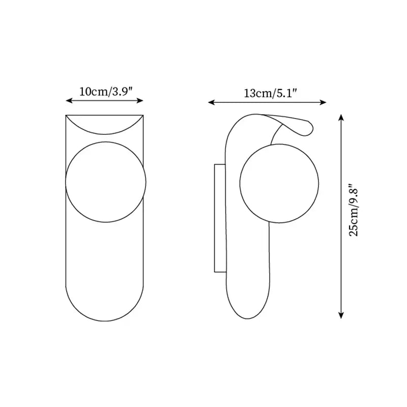 Lisslune | Carlyle Wall Lamp | Stylish Modern Lighting for Any Room