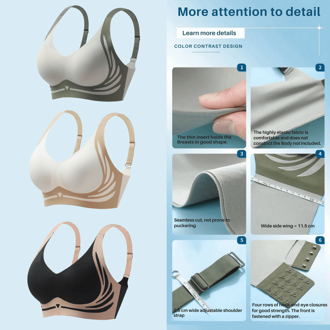Lisslune | SERENITYFIT – Wireless Bra for All-Day Comfort and Natural Support