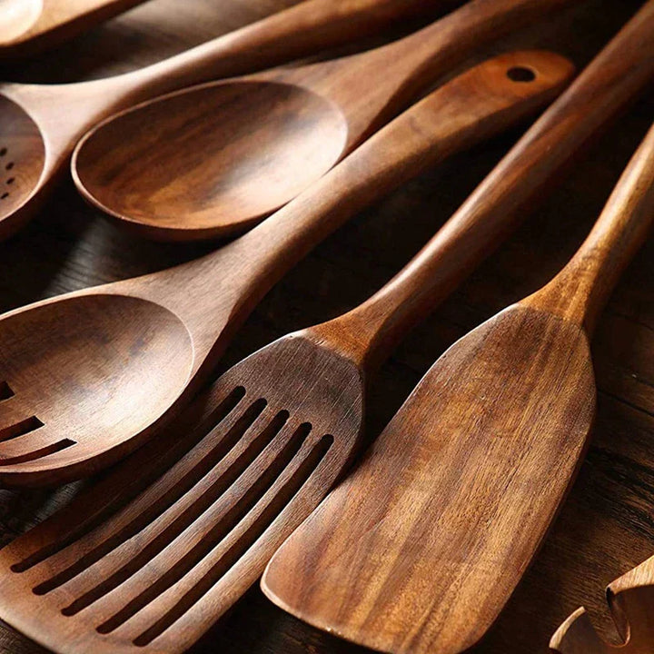 Lisslune | EcoChef - Teakwood Tableware Set