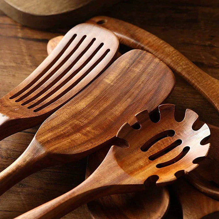Lisslune | EcoChef - Teakwood Tableware Set