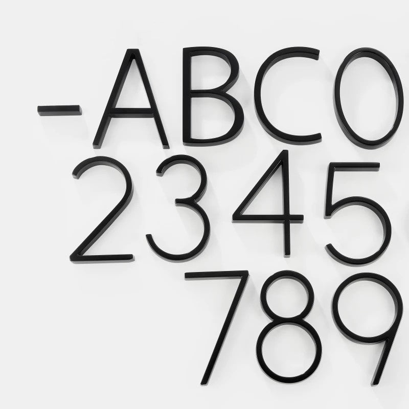 Lisslune | Hannah Black House Numbers