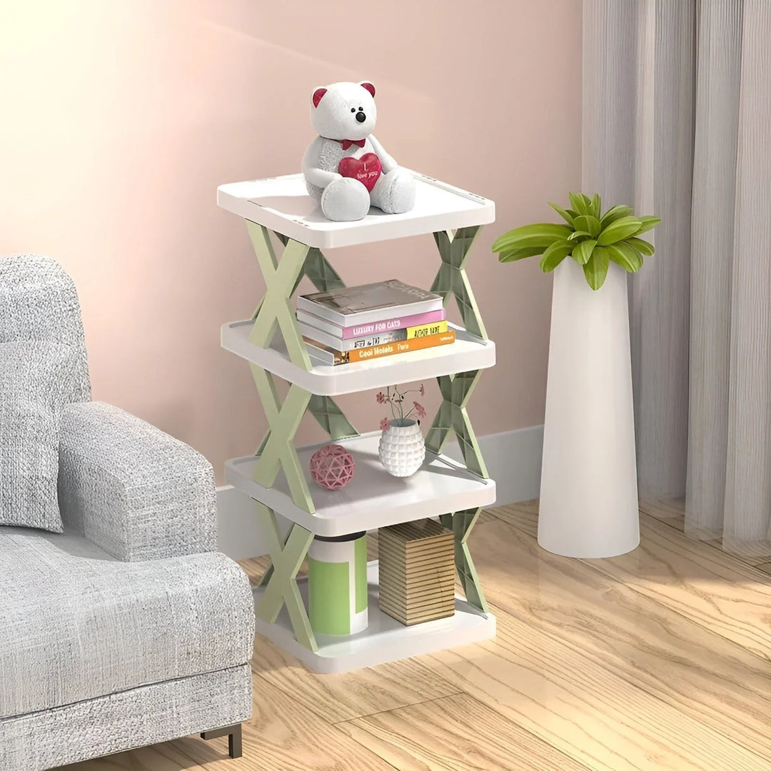 Lisslune | Multifunctional and Foldable Shoe Rack for Space-Saving Storage