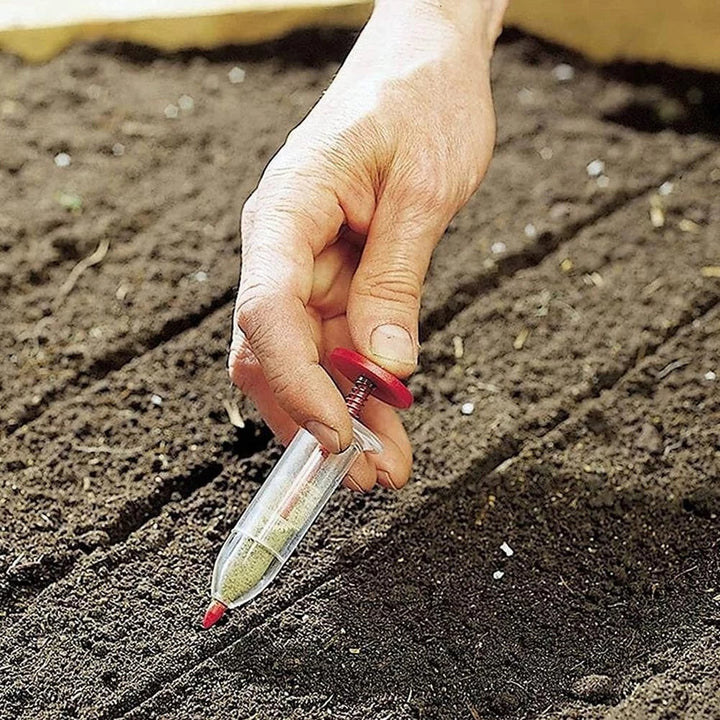 Lisslune | Needle Seed Spreader for Garden – Precise Plant Seed Dispenser for Even Seeding