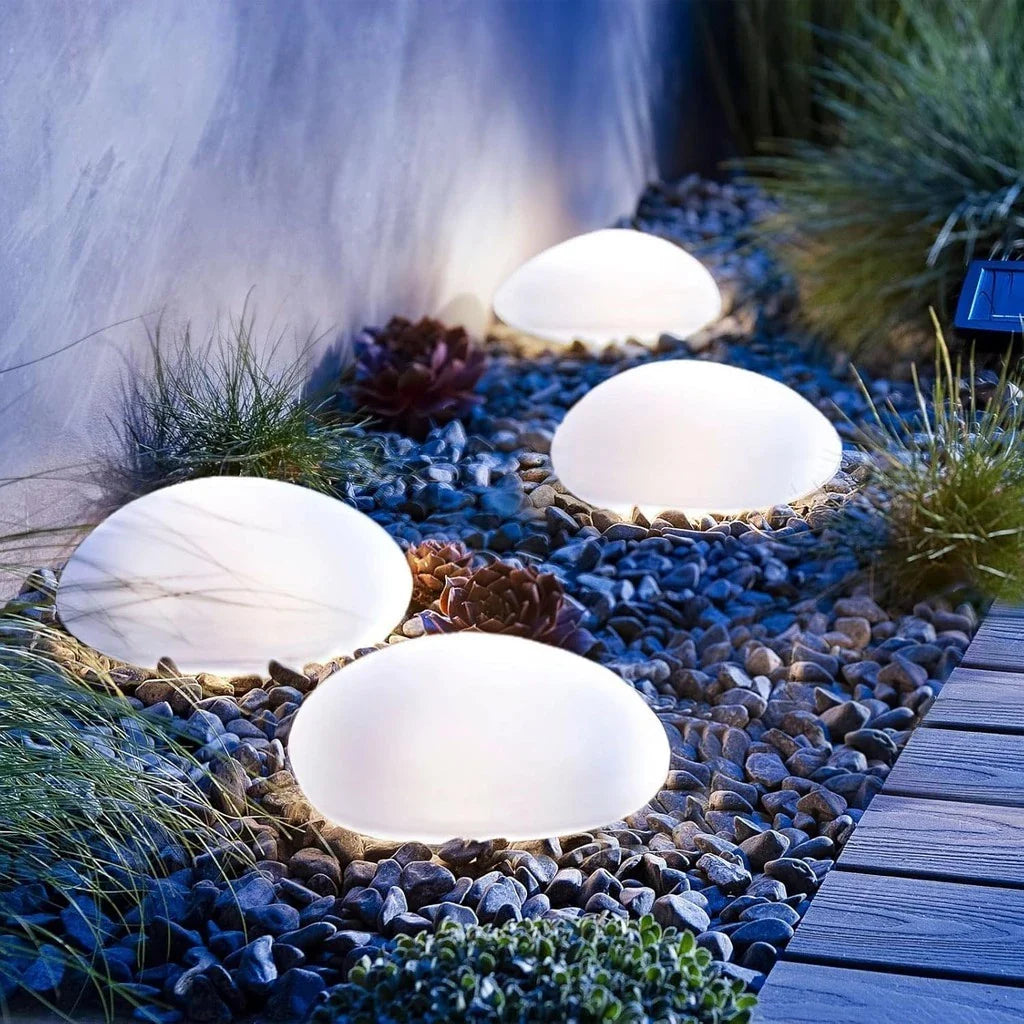 Lisslune | Solar Pebble Lights for Outdoor Use