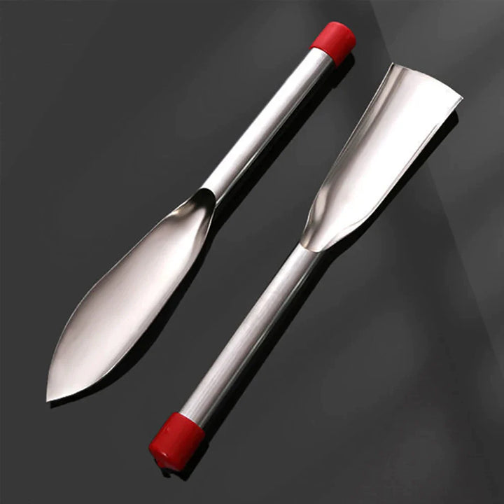 Lisslune | Stainless Steel Weeding Tool and Trowel – Garden Tools with Wooden Handles