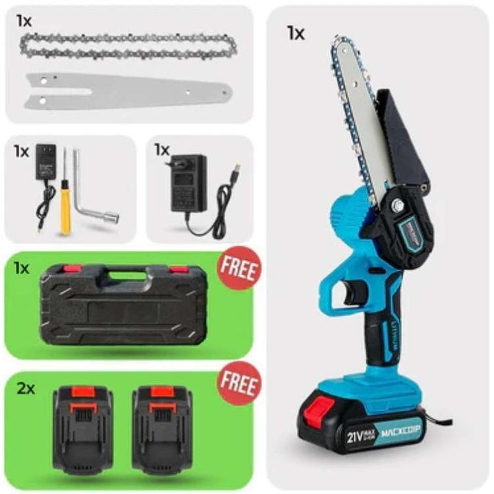 Lisslune | Cordless Electric Chainsaw | Lightweight, Ergonomic Design & Ideal for Effortless Pruning and Trimming