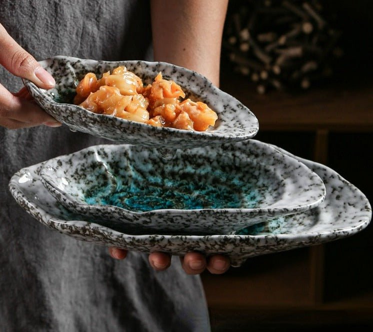 Lisslune | Shellora – Elegant Shell-Shaped Ceramic Tableware for Stylish Dining