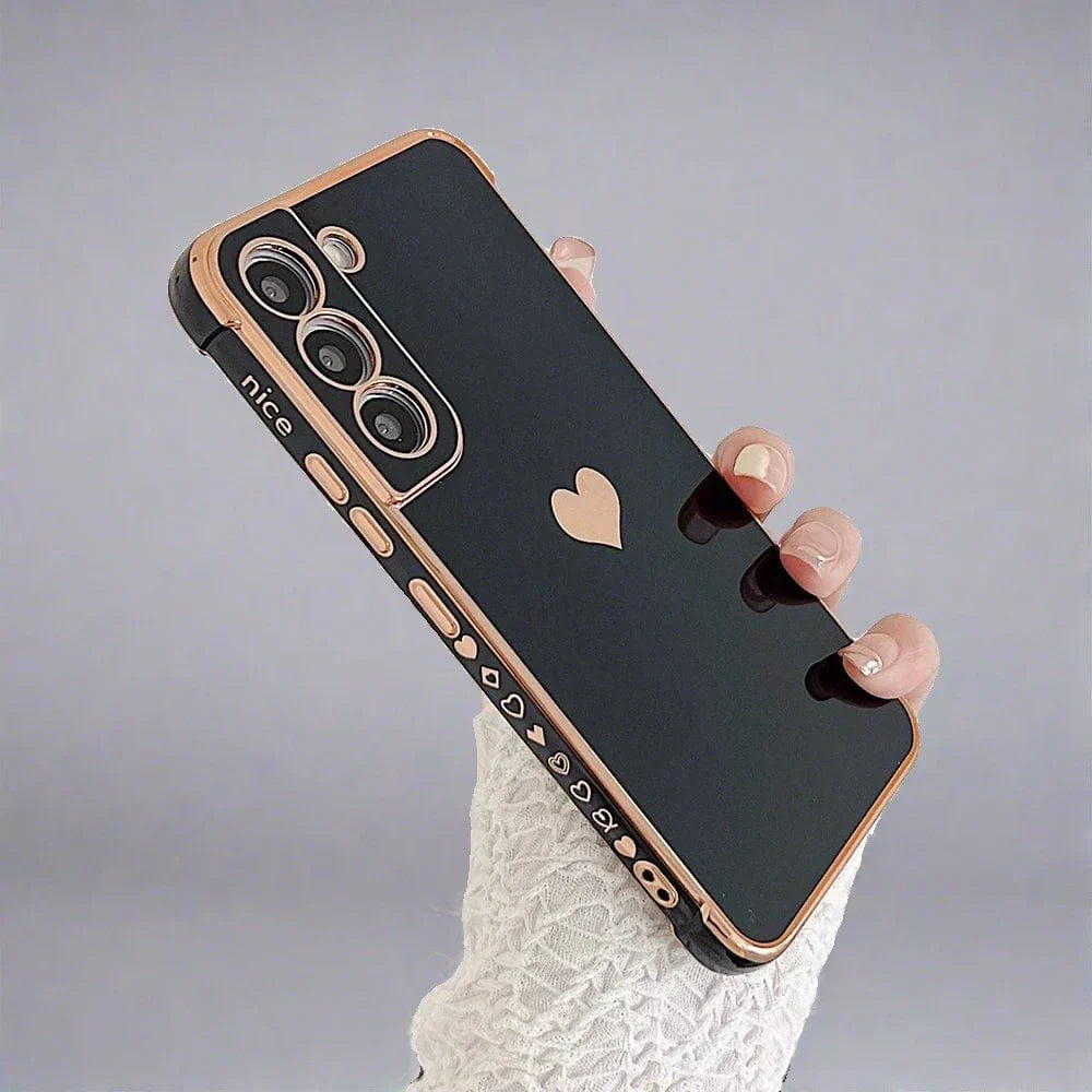 Lisslune | Samsung phone cases | Luxurious, shock-resistant, plated square case