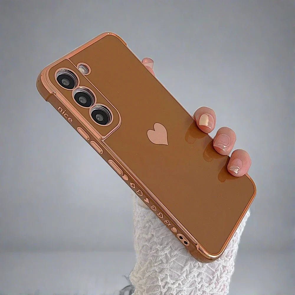 Lisslune | Samsung phone cases | Luxurious, shock-resistant, plated square case