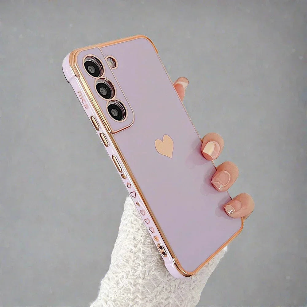 Lisslune | Samsung phone cases | Luxurious, shock-resistant, plated square case