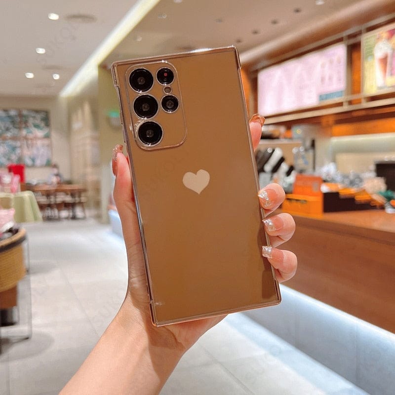 Lisslune | Samsung phone cases | Luxurious, shock-resistant, plated square case