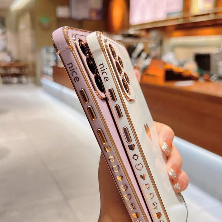 Lisslune | Samsung phone cases | Luxurious, shock-resistant, plated square case