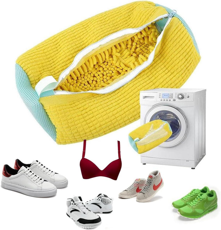 Lisslune | Shoeclean Bag – Deep-Clean Shoe Washing Bag with Built-in Bristles