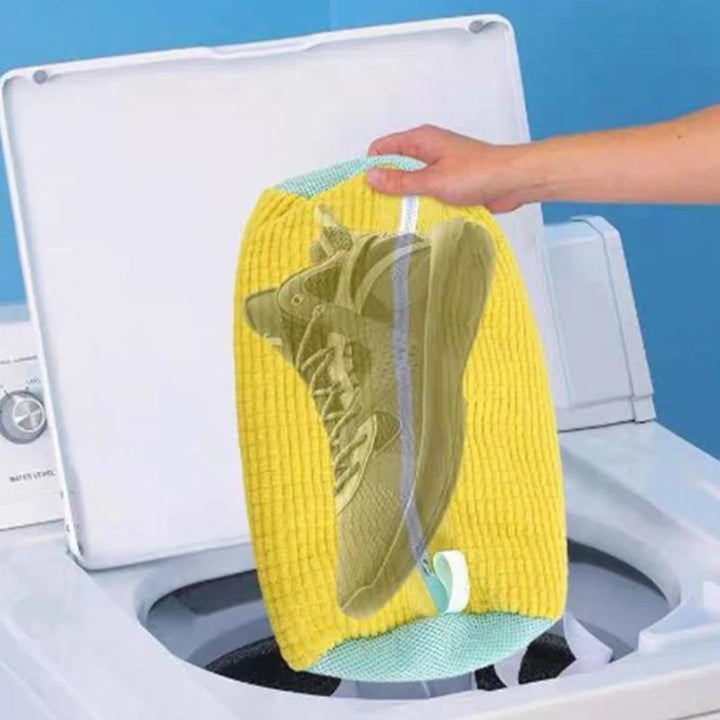 Lisslune | Shoeclean Bag – Deep-Clean Shoe Washing Bag with Built-in Bristles