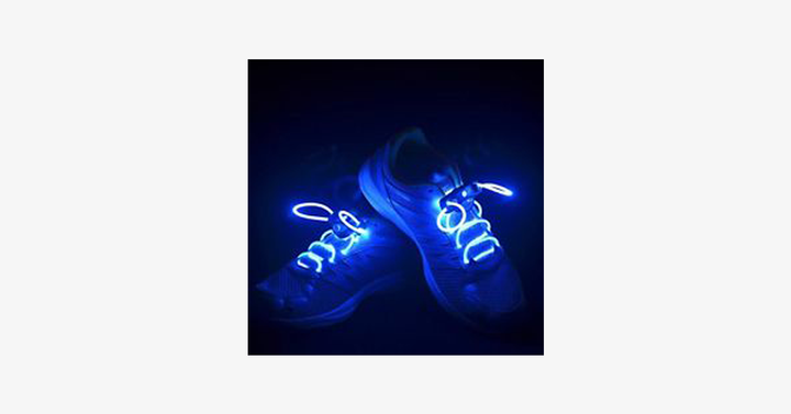Lisslune | LED waterproof shoelaces - 3 modes - Various colors