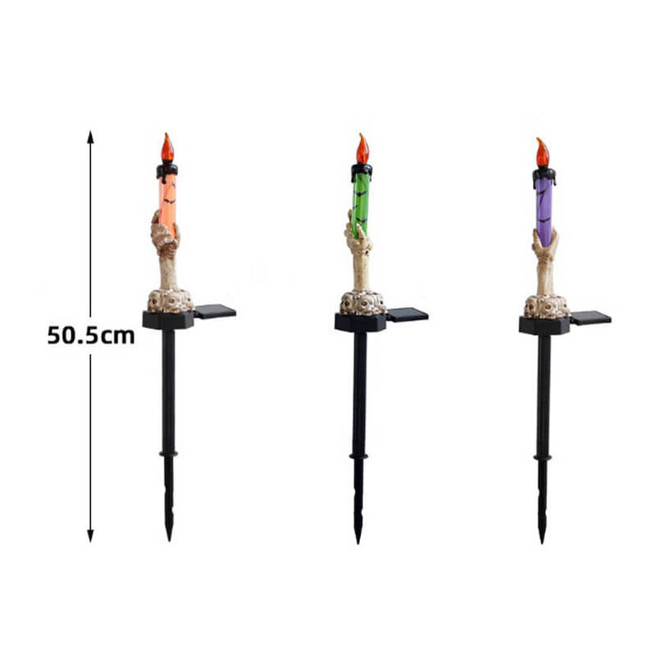 Lisslune | Best Gift*Solar Light Halloween Ghost Hand Candle Outdoor Floor Lamp