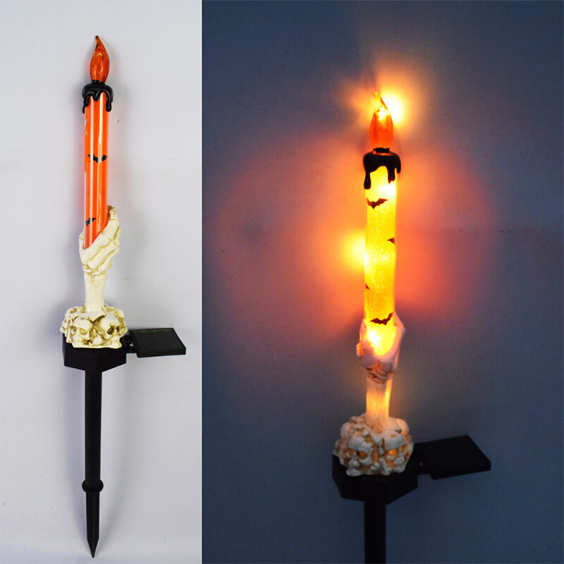 Lisslune | Best Gift*Solar Light Halloween Ghost Hand Candle Outdoor Floor Lamp