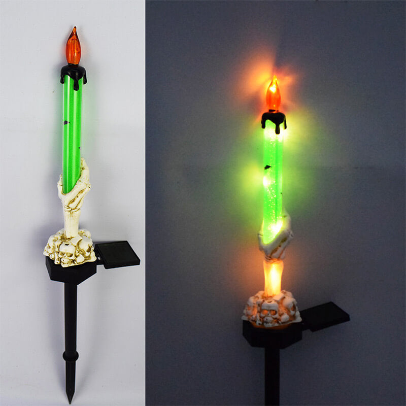 Lisslune | Best Gift*Solar Light Halloween Ghost Hand Candle Outdoor Floor Lamp