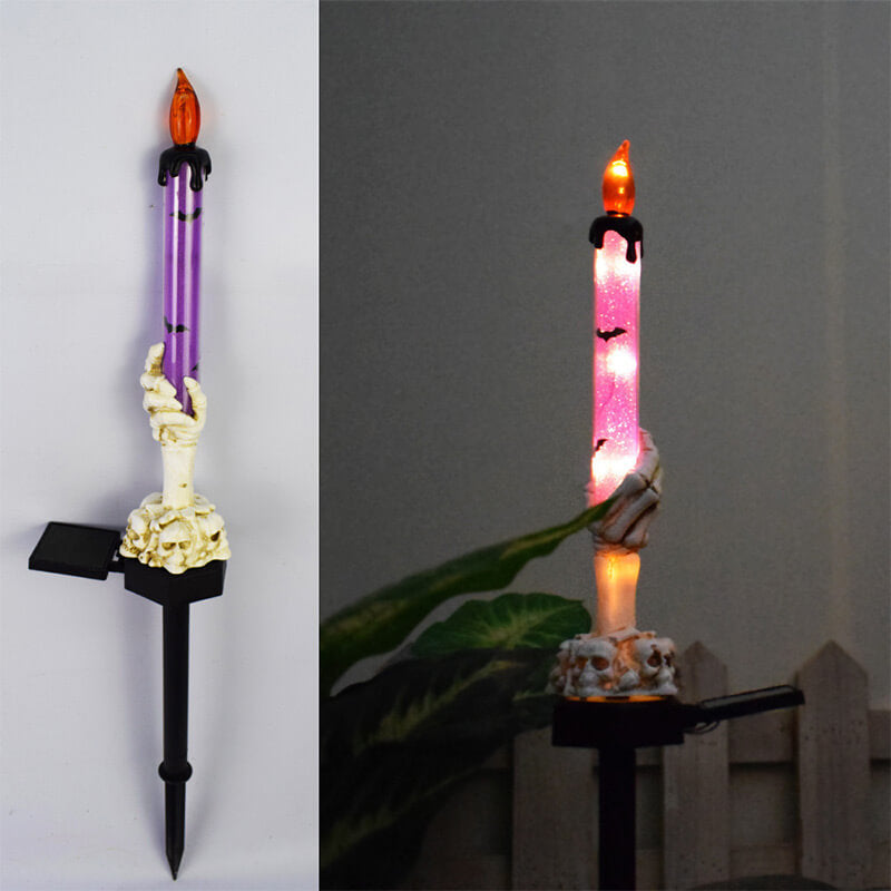 Lisslune | Best Gift*Solar Light Halloween Ghost Hand Candle Outdoor Floor Lamp