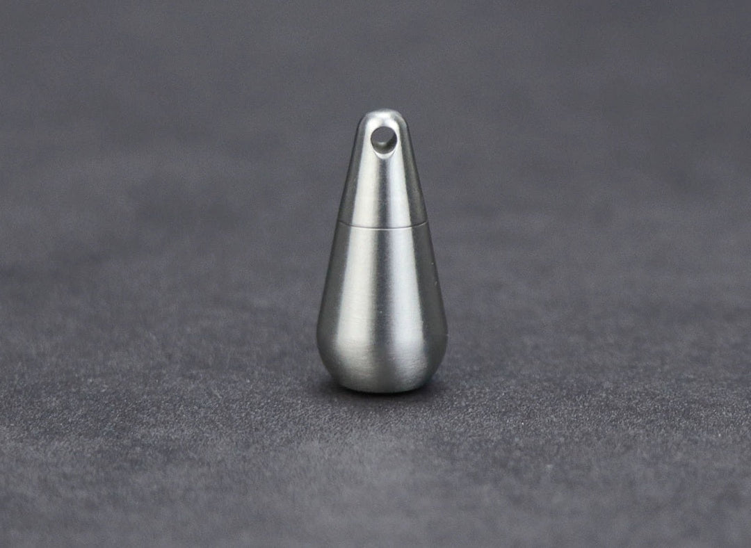 Lisslune | Titanium Droplet Mini Pill Box - Waterproof Travel Case
